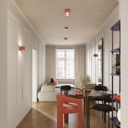 Spot AURA 1xGX53/10W/230V 6 cm rose