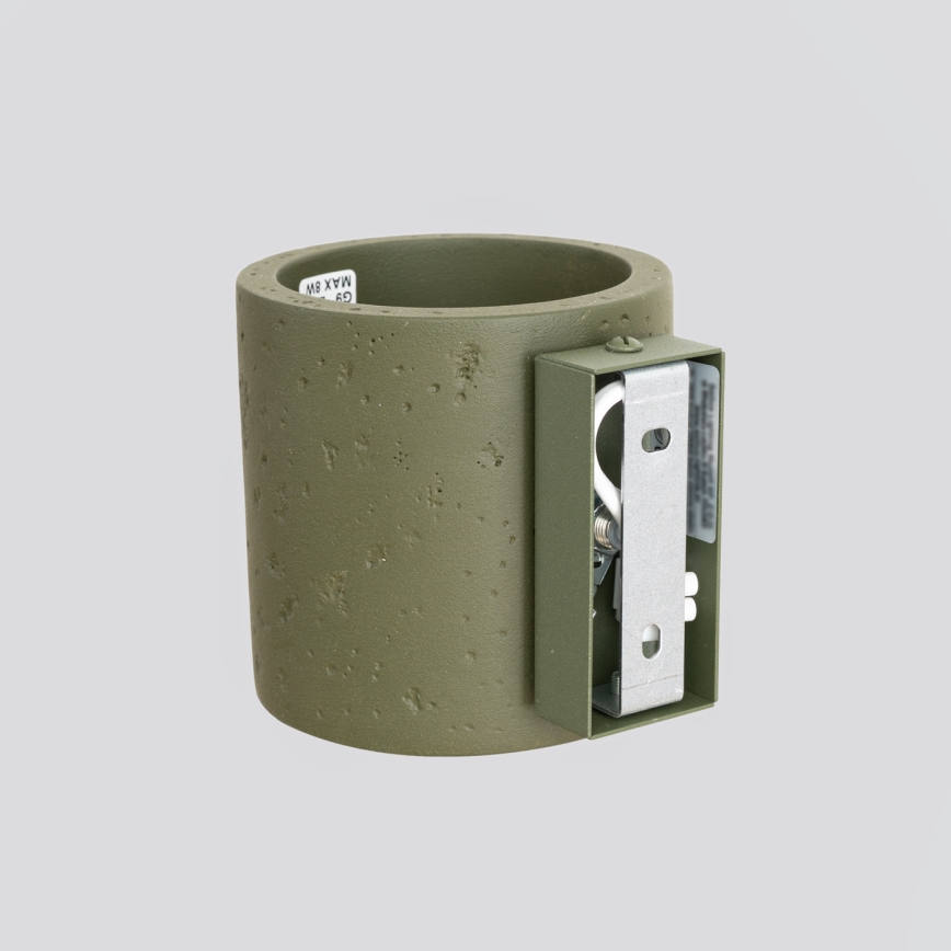 Applique murale spot ORBIS 1xG9/8W/230V béton/vert