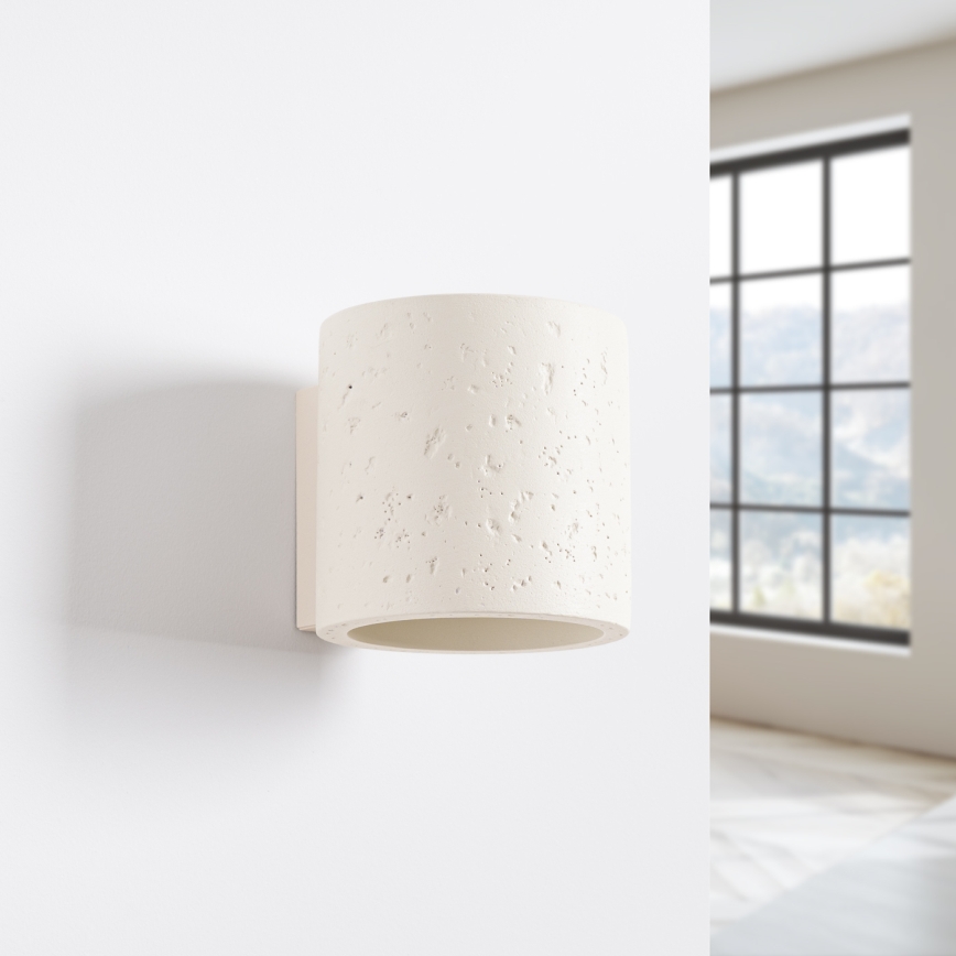 Wandspot ORBIS 1xG9/8W/230V beton/crème