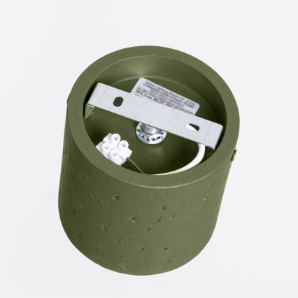 Spot ORBIS 1xGU10/10W/230V béton/vert