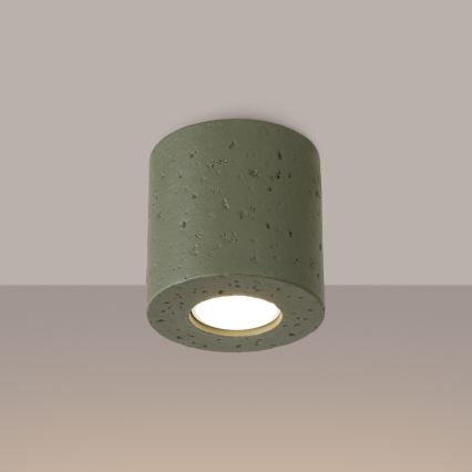 Spotlamp ORBIS 1xGU10/10W/230V beton/groen