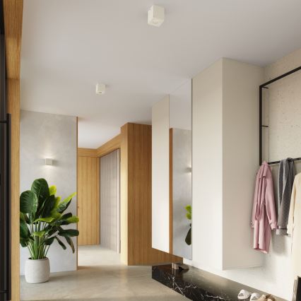 Applique murale spot QUAD 1xG9/8W/230V béton/crème