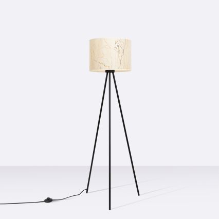 Vloerlamp NEVIA 1xE27/15W/230V beige/marmerdecor