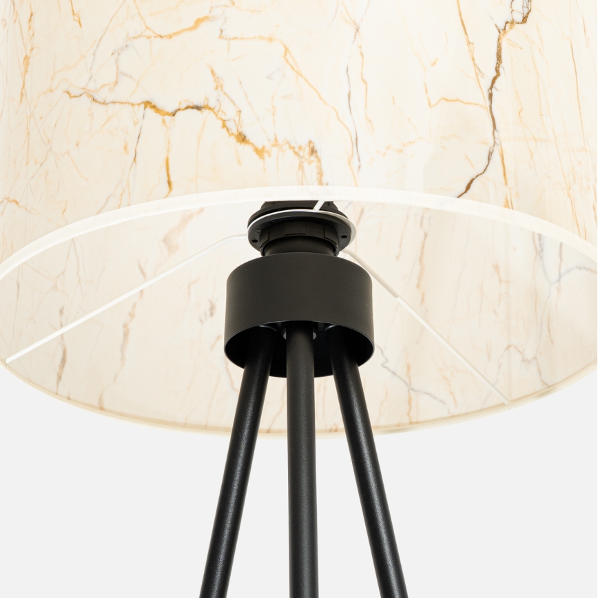 Vloerlamp NEVIA 1xE27/15W/230V beige/marmerdecor