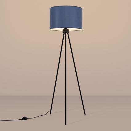 Vloerlamp NEVIA 1xE27/15W/230V blauw
