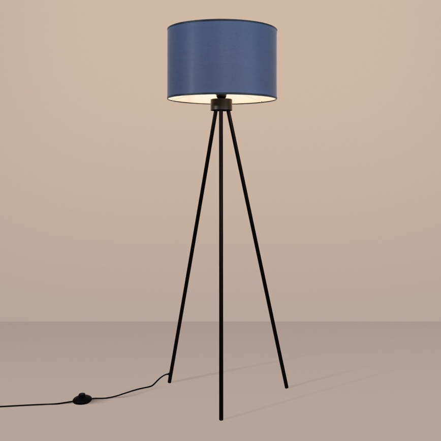 Vloerlamp NEVIA 1xE27/15W/230V blauw