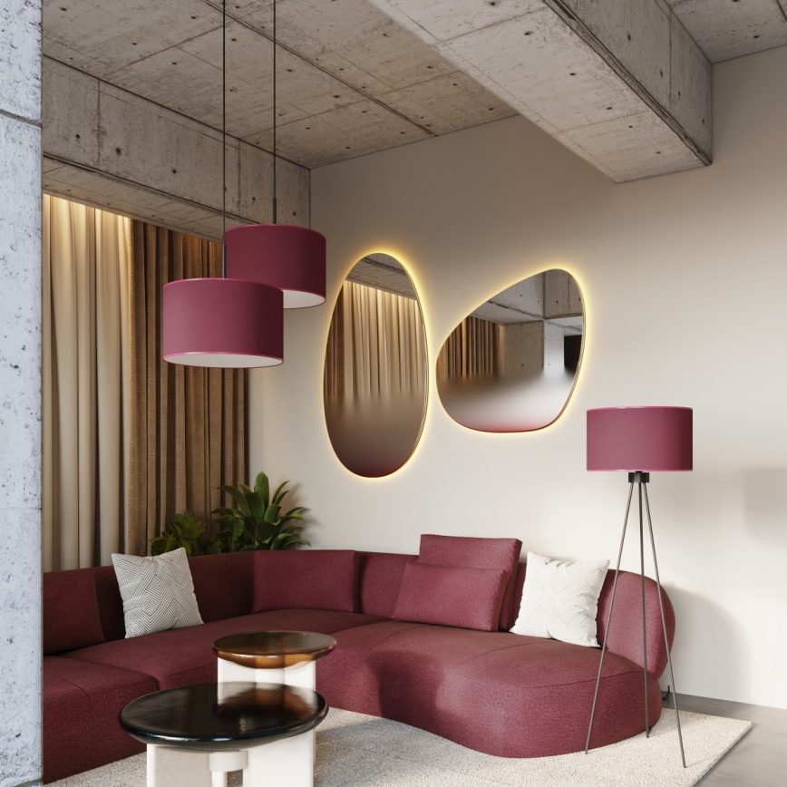 Vloerlamp NEVIA 1xE27/15W/230V rood