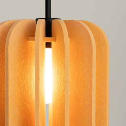 Suspension à câble MULA 1x E27/15W/230V Ø 27 cm, jaune