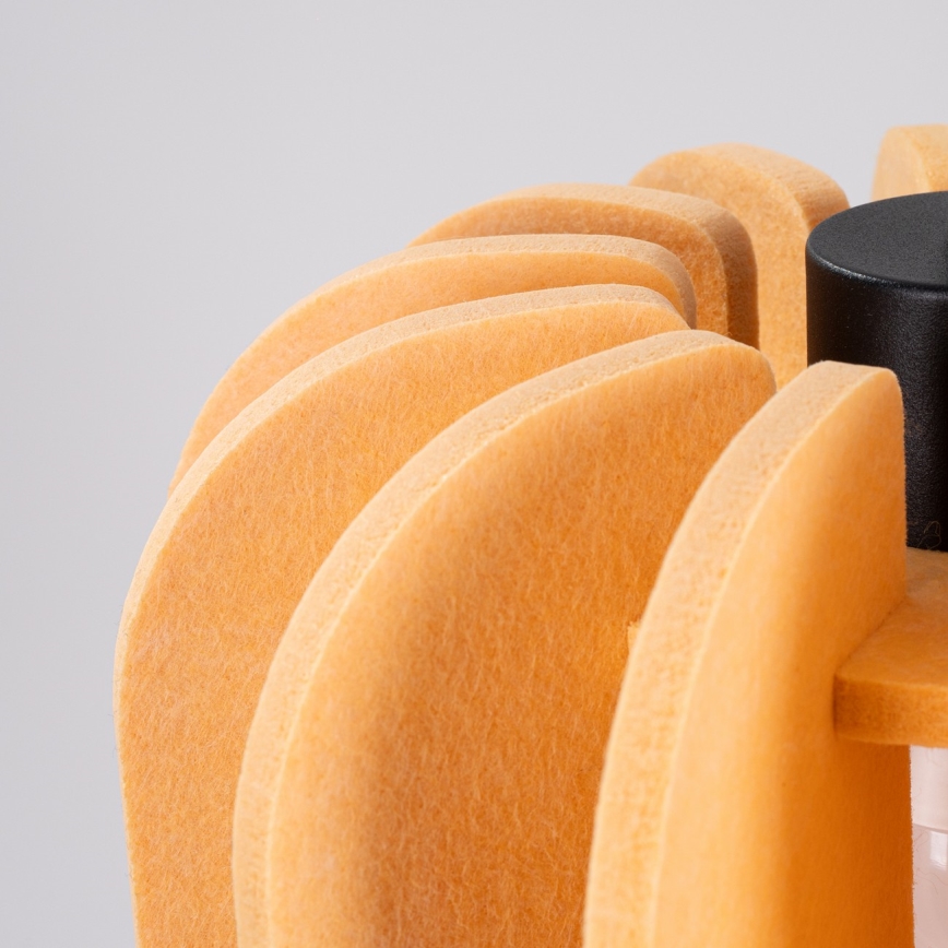 Suspension à câble MULA 1x E27/15W/230V Ø 27 cm, jaune