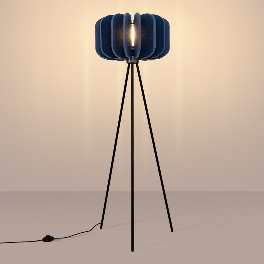Lampadaire MULA 1xE27/15W/230V bleu