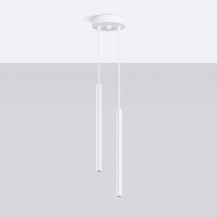 Kabelhanglamp ARCHE 2xG9/8W/230V wit