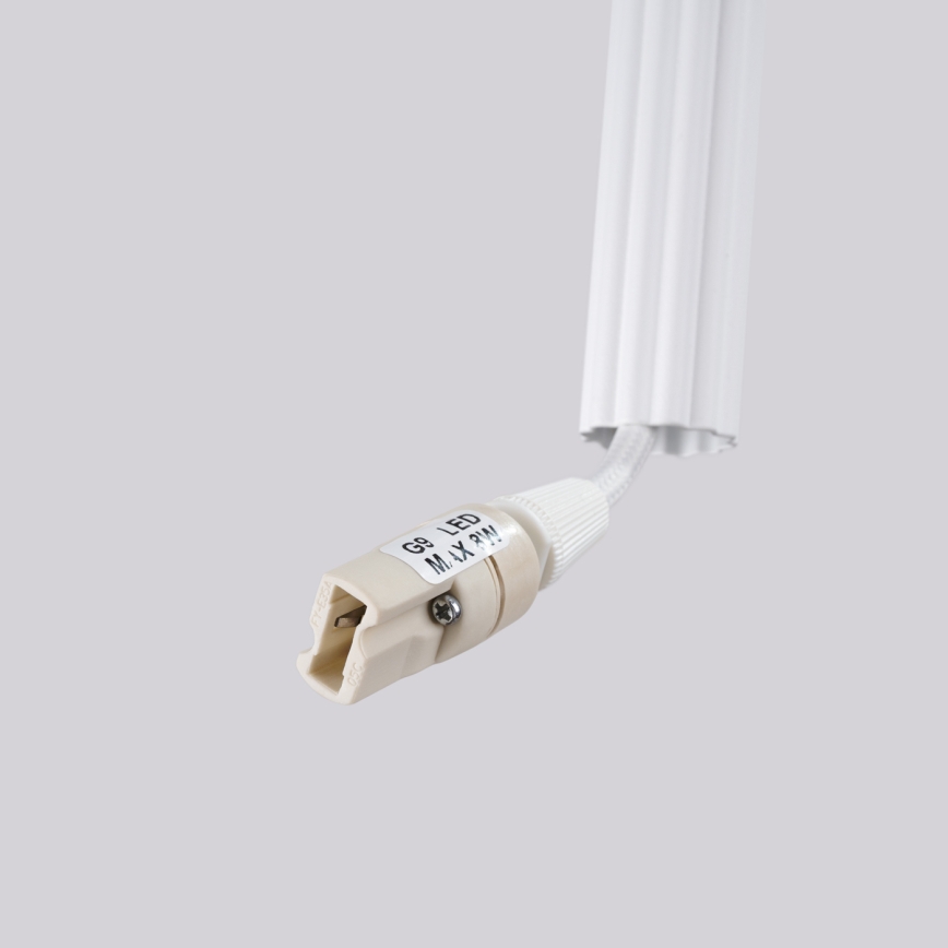 Kabelhanglamp ARCHE 2xG9/8W/230V wit