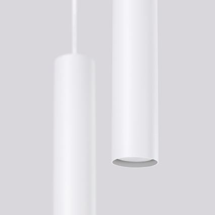 Suspension sur câble LAGOS 2xGU10/10W/230V blanche