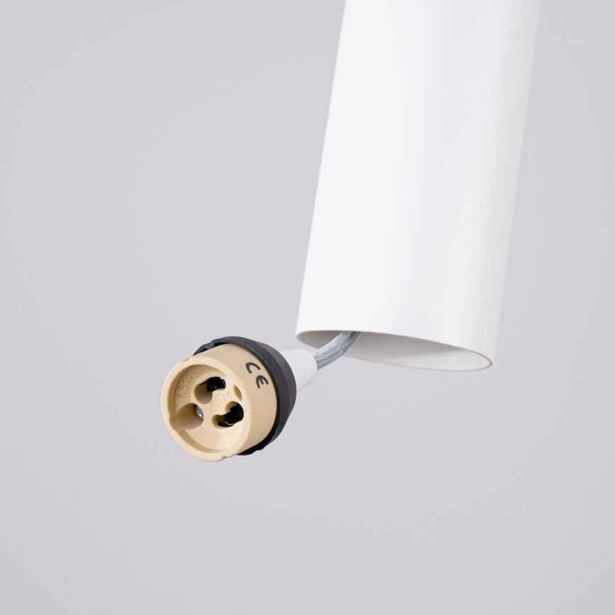 Suspension sur câble LAGOS 2xGU10/10W/230V blanche