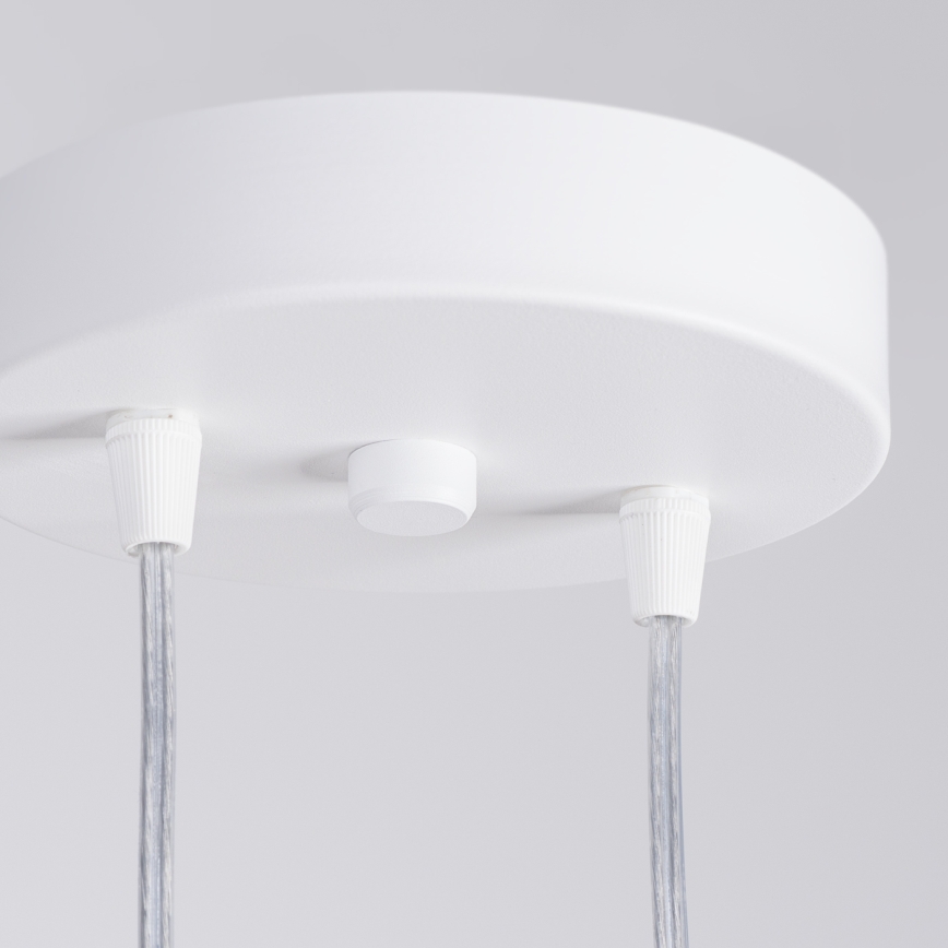 Suspension sur câble LAGOS 2xGU10/10W/230V blanche