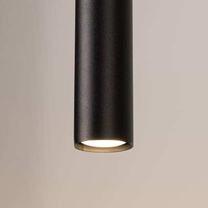 Suspension sur câble LAGOS 2xGU10/10W/230V noire