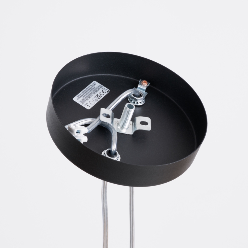 Suspension sur câble LAGOS 2xGU10/10W/230V noire