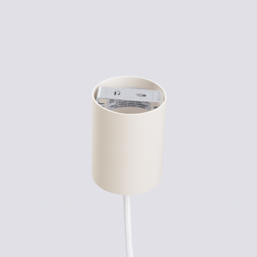 Hanglamp aan snoer ESTRIA 1xE14/10W/230V Ø 14 cm crème