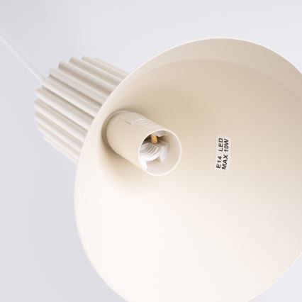 Hanglamp aan snoer ESTRIA, 3xE14/10W/230V, Ø 30 cm, crème