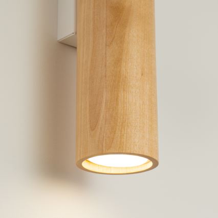 Wandlamp LINO 2xGU10/10W/230V beukenhout