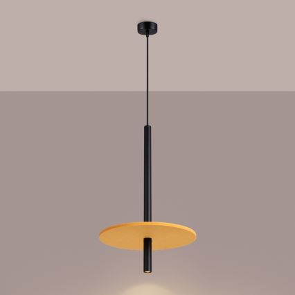 Suspension sur câble FELTRO 1xG9/8W/230V noire/jaune