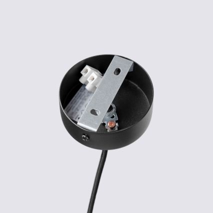 Hanglamp aan snoer PELTA 1xGU10/10W/230V zwart/crème