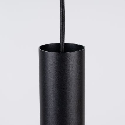 Hanglamp aan kabel PELTA 1xGU10/10W/230V zwart/blauw