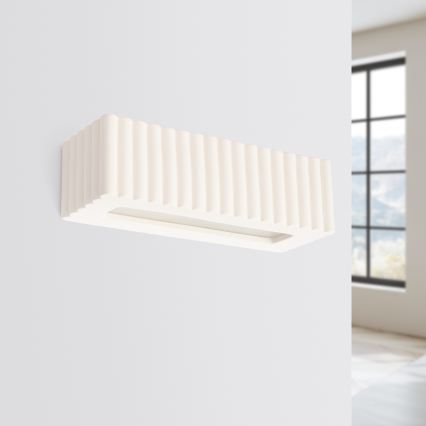 Applique murale RIGATA 1xE27/15W/230V céramique/blanche