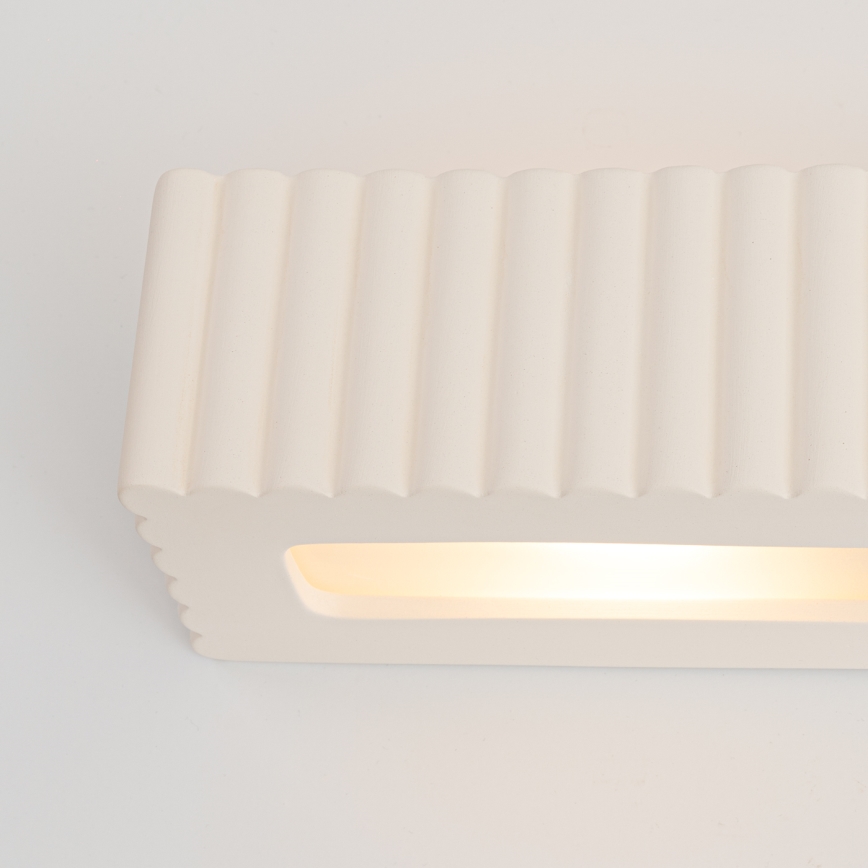 Wandlamp RIGATA 1xE27/15W/230V keramiek/wit