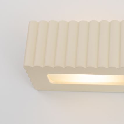 Applique murale RIGATA 1xE27/15W/230V céramique/crème