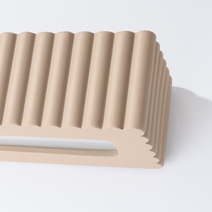 Applique RIGATA 1xE27/15W/230V céramique/taupe