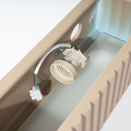 Applique RIGATA 1xE27/15W/230V céramique/taupe