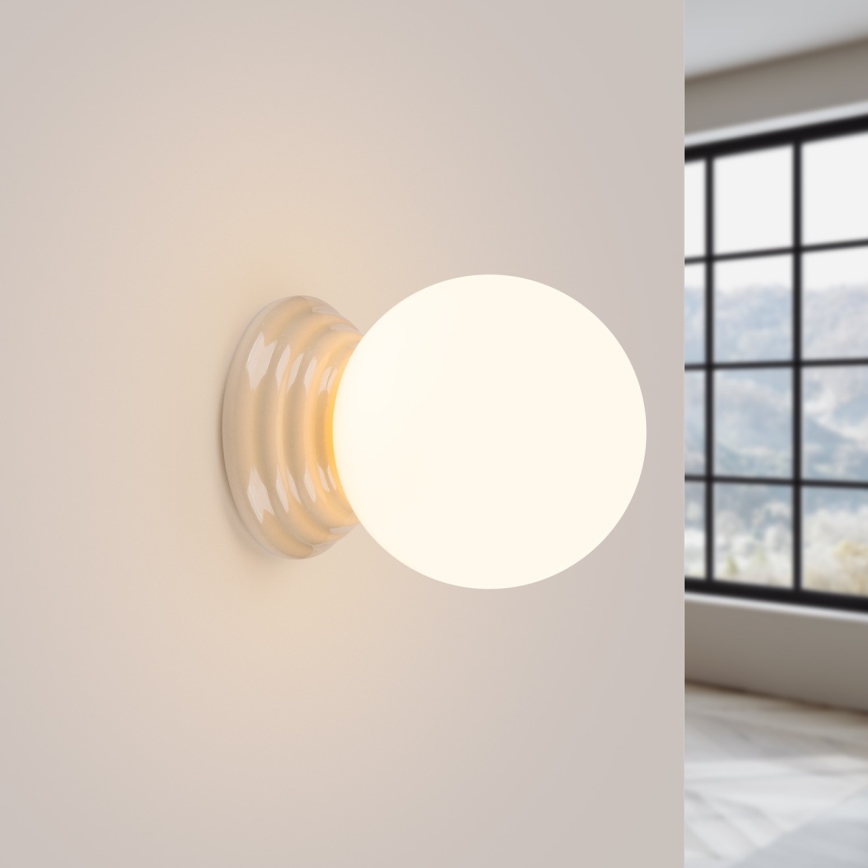 Badkamerwandlamp ZORI 1xG9/8W/230V IP44 beige
