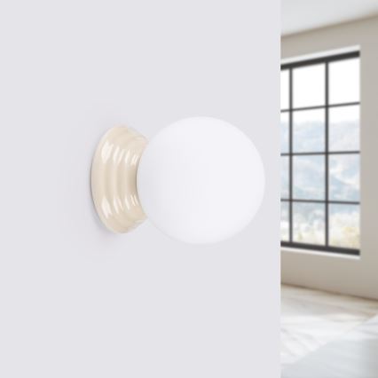 Badkamerwandlamp ZORI 1xG9/8W/230V IP44 beige