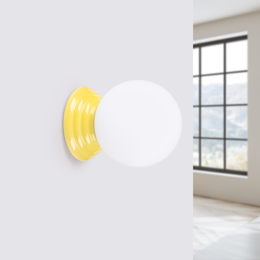 Applique murale pour salle de bains ZORI 1xG9/8W/230V IP44 jaune