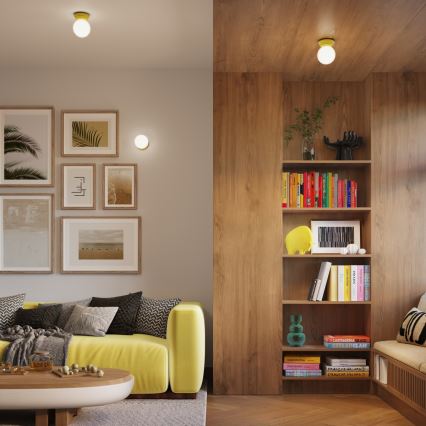 Wandlamp voor badkamer ZORI 1xG9/8W/230V IP44 geel