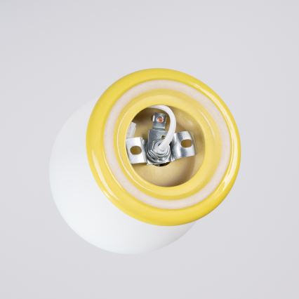 Wandlamp voor badkamer ZORI 1xG9/8W/230V IP44 geel