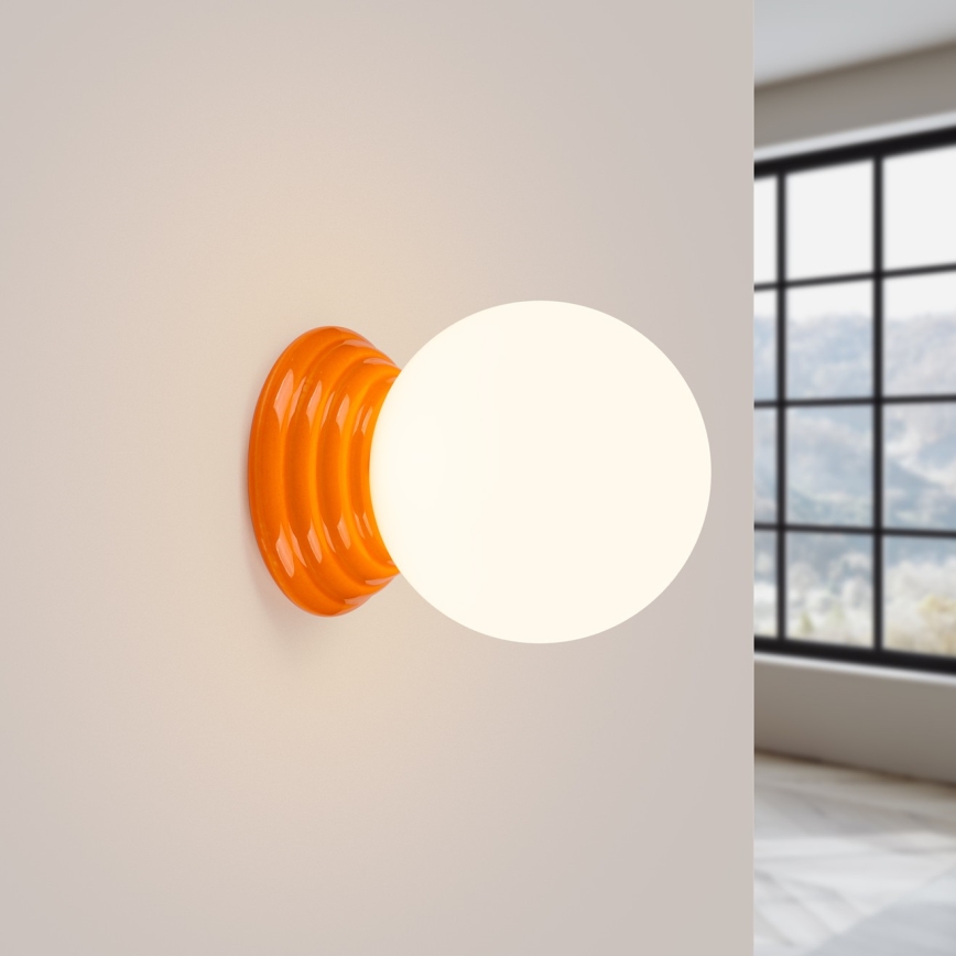 Applique murale pour salle de bains ZORI 1xG9/8W/230V IP44 orange