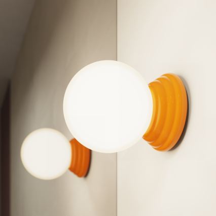 Applique murale pour salle de bains ZORI 1xG9/8W/230V IP44 orange