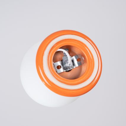 Applique murale pour salle de bains ZORI 1xG9/8W/230V IP44 orange