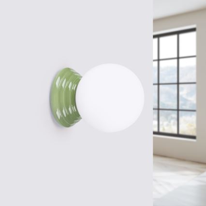 Applique murale pour salle de bains ZORI 1xG9/8W/230V IP44 vert
