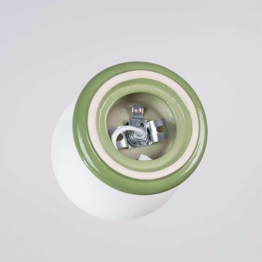 Applique murale pour salle de bains ZORI 1xG9/8W/230V IP44 vert
