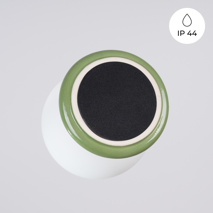 Applique murale pour salle de bains ZORI 1xG9/8W/230V IP44 vert