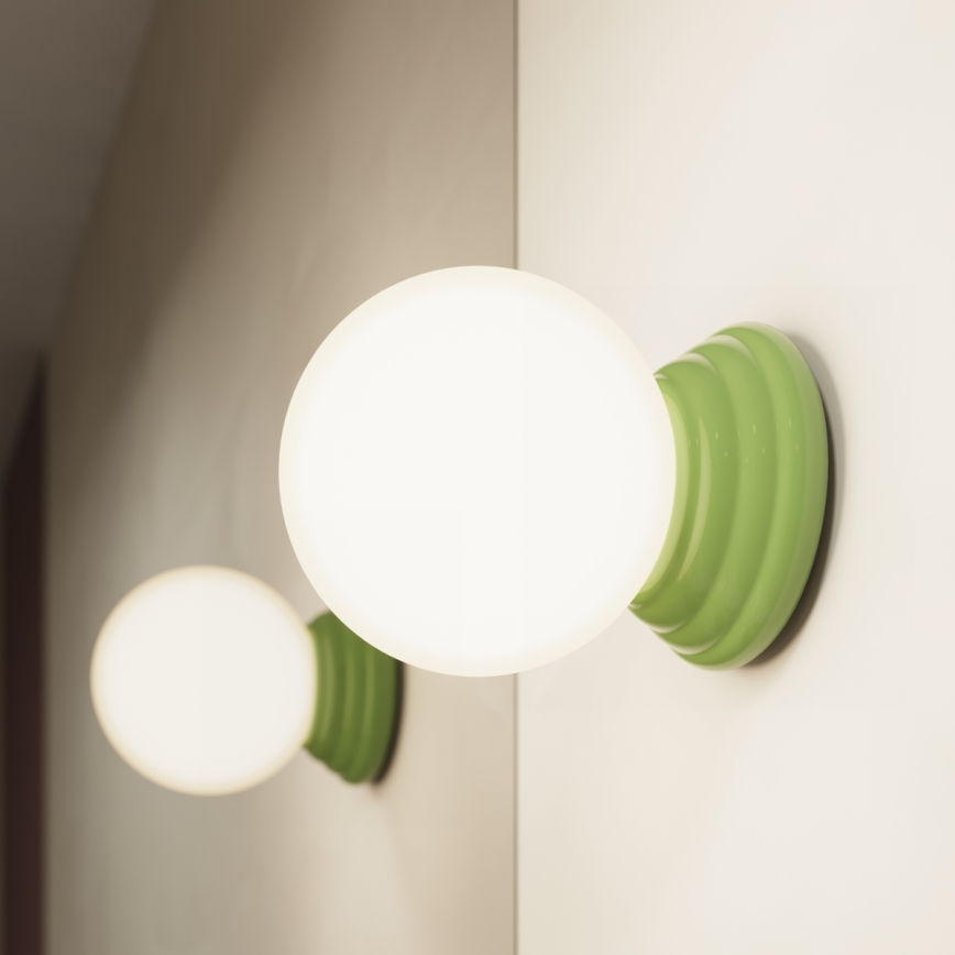 Badkamerwandlamp ZORI 1xG9/8W/230V IP44 groen