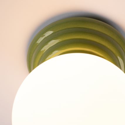 Badkamerwandlamp ZORI 1xG9/8W/230V IP44 groen