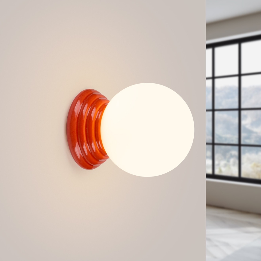 Applique murale ZORI pour salle de bains, 1xG9/8W/230V, IP44, rose