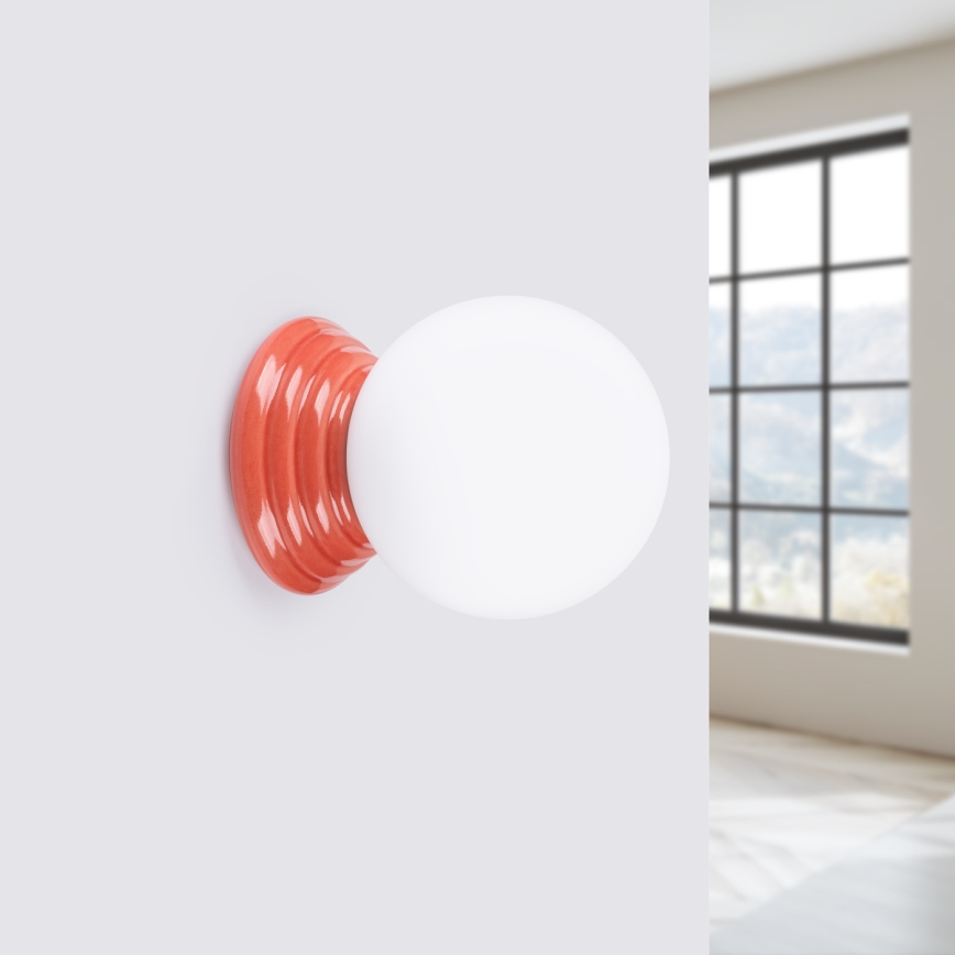 Applique murale ZORI pour salle de bains, 1xG9/8W/230V, IP44, rose