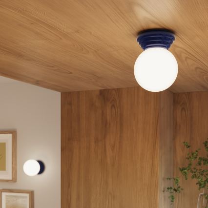 Applique murale de salle de bains ZORI 1xG9/8W/230V IP44 bleue