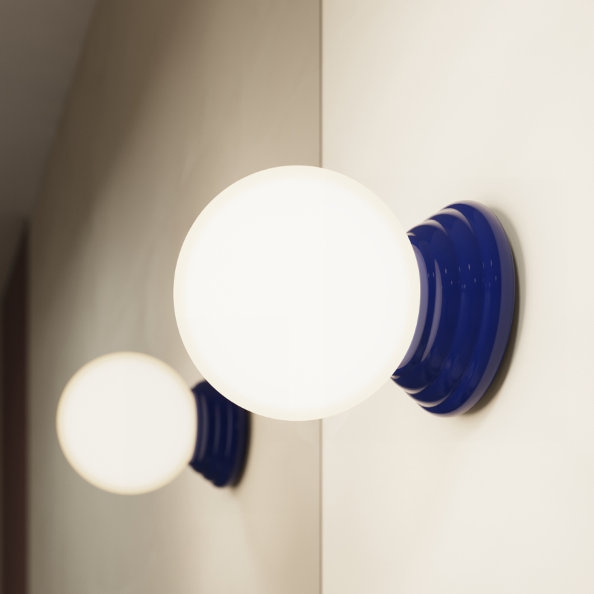 Badkamerwandlamp ZORI 1xG9/8W/230V IP44 blauw