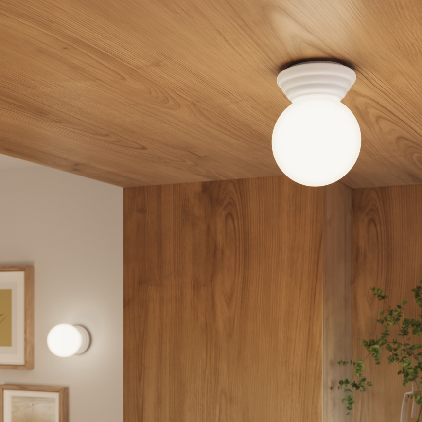 Plafonnier de salle de bains ZORI 1xG9/8W/230V Ø 12 cm IP44 blanc